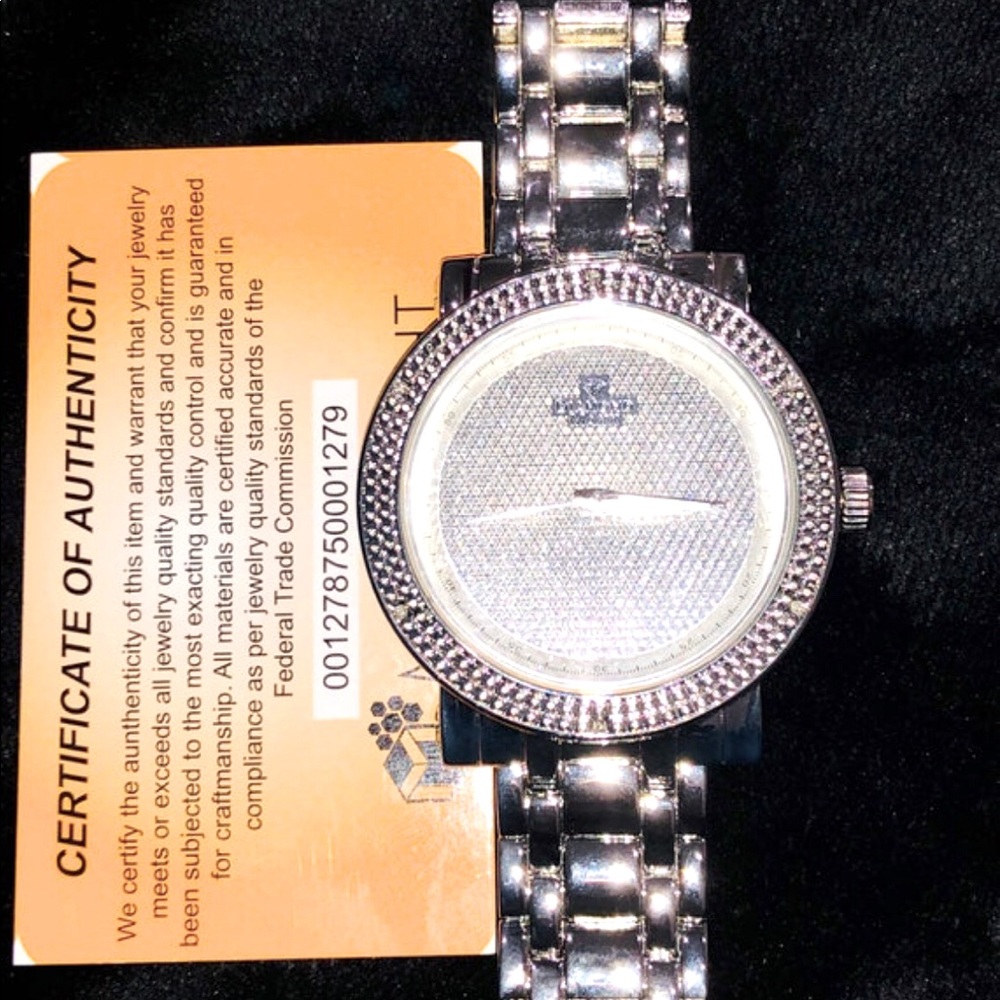 Real genuine natural diamond watch for men Biggest sale NOT CZ NOT MOISSANITE